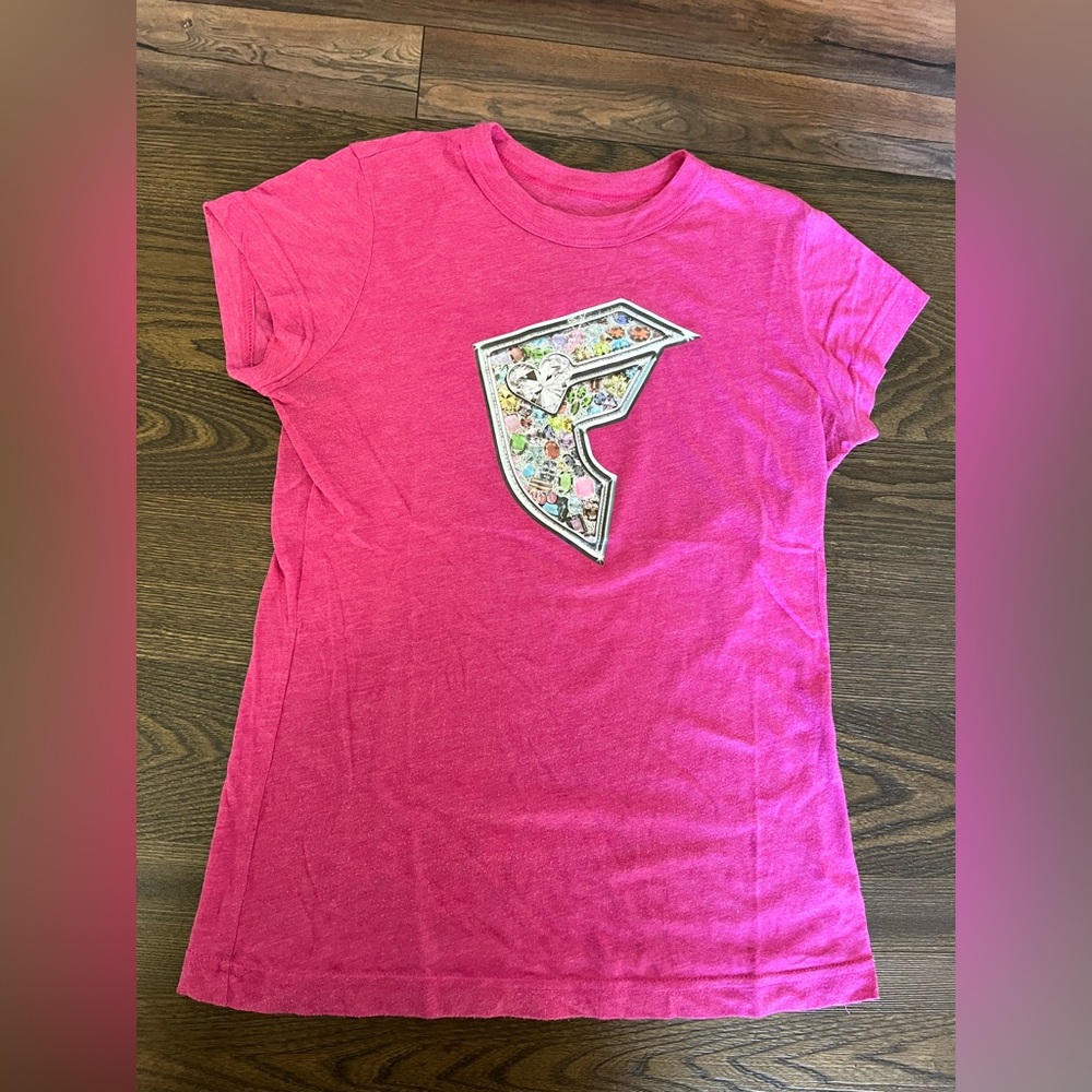 Famous Stars & Straps Bejeweled Logo Tee